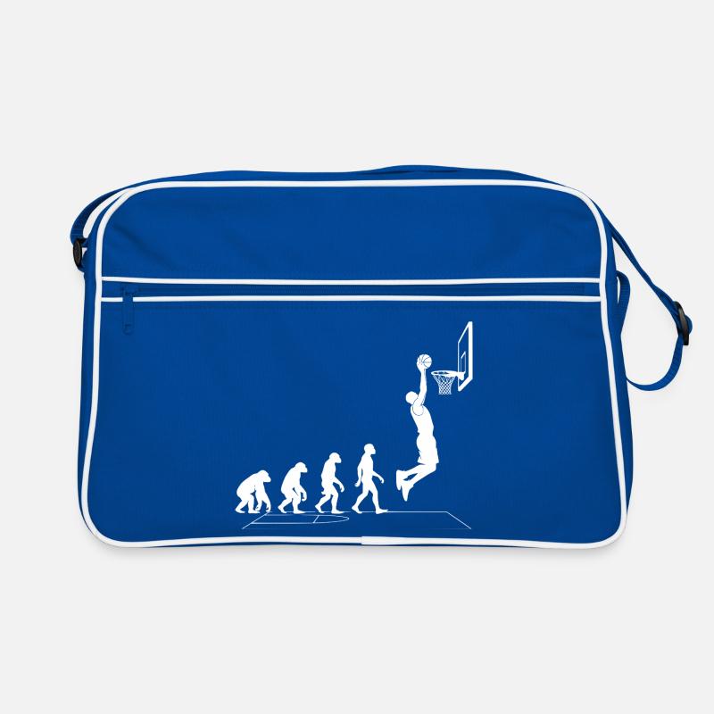 Évolution du dunking sur le terrain au basket-ball Sac Retro