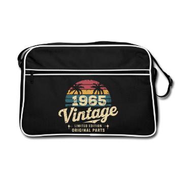Génial depuis 1965 cadeau anniversaire 1965 - Sac Retro - noir/blanc - Devant