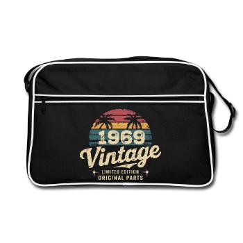 Awesome Since 1969 1969 Birthday Gift - Retro Bag - black/white - Front