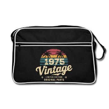 Awesome Since 1975 1975 Birthday Gift - Retro Bag - black/white - Front