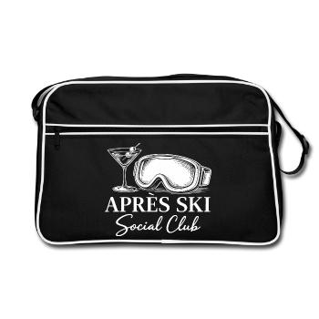 Après Ski Club Ski Goggles Cocktail - Sac Retro - noir/blanc - Devant