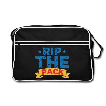 Rip The Pack Trading Card Collector Booster Pack - Retro Bag - black/white - Front