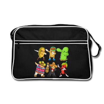 Cinco de Mayo Dab Shirt - Sac Retro - noir/blanc - Devant