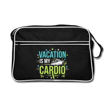 Cruising Granny, Grandma On Deck, - Retro Bag - black/white - Front