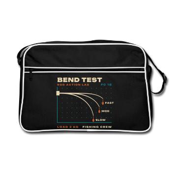 Biegetest - Retro Tasche - Schwarz/Weiß - Vorne