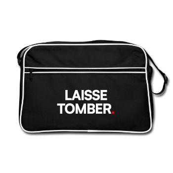 Drop it - Retro Bag - black/white - Front