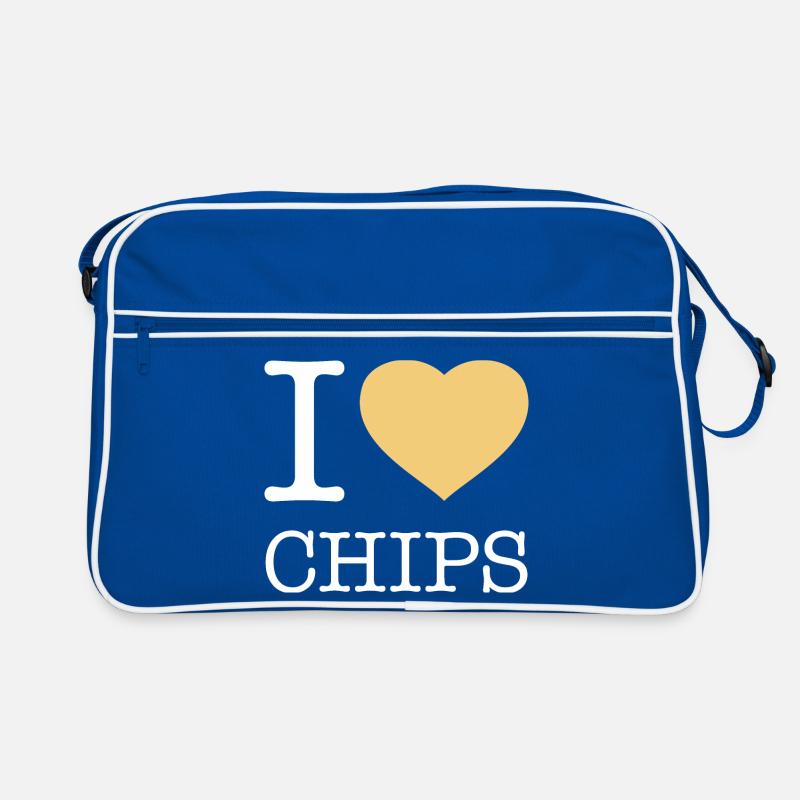 I LOVE CHIPS Retro Tasche