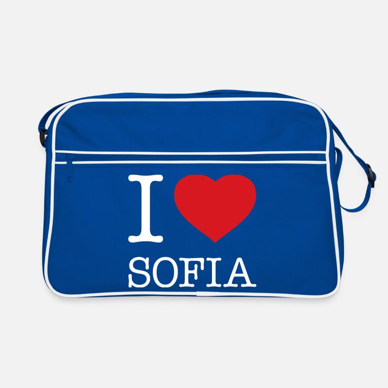 I LOVE SOFIA Retro Tasche