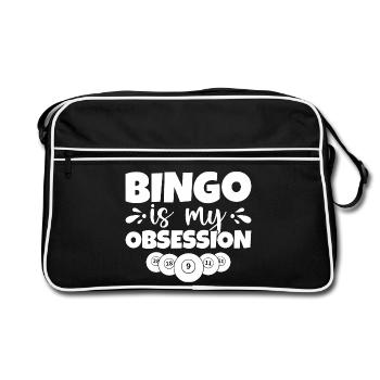 Bingo Player Bingo Is My Obsession Bingo - Retro Bag - black/white - Front