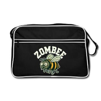 Zombee - Retro Bag - black/white - Front