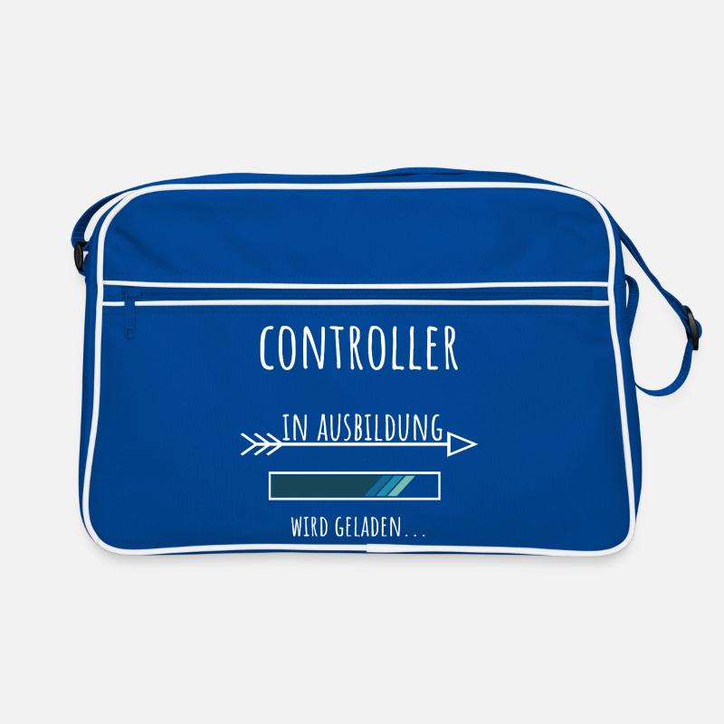 Controlling Studium Beruf Ausbildung Controller Retro Tasche