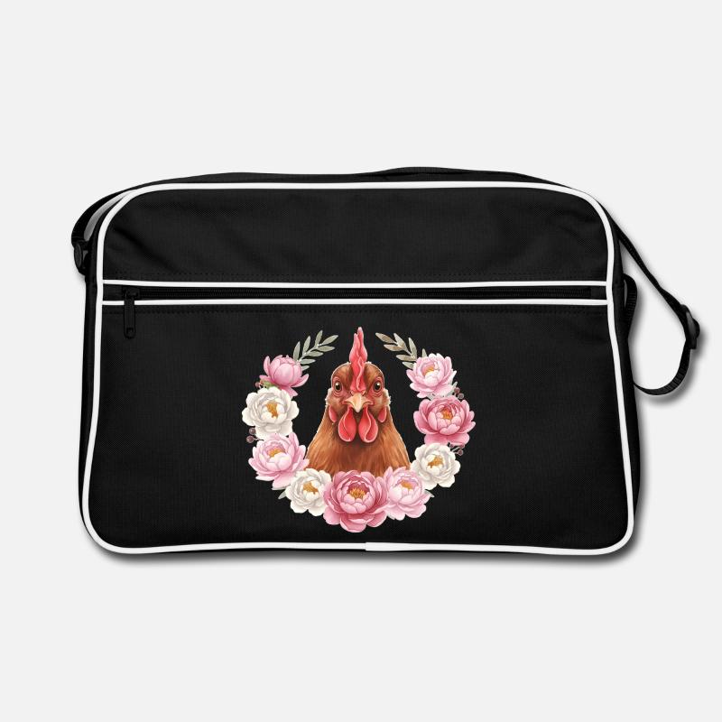 Poulet brun Sac Retro