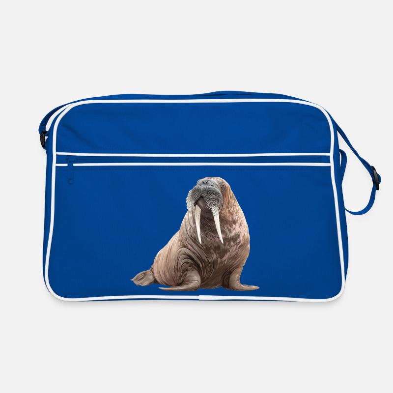 Walross Retro Tasche