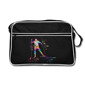Ski de fond Ski de fond - Sac Retro - noir/blanc - Devant
