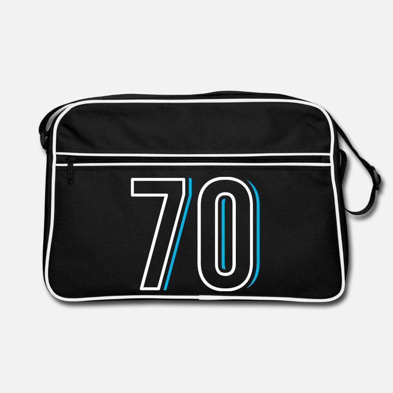 Nummer 70 - Siebzig Retro Tasche