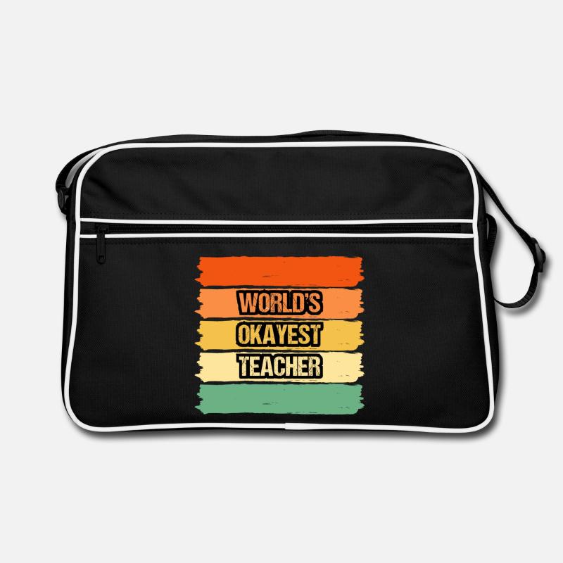 Conception du t-shirt de l’enseignant le plus acceptable au monde Sac Retro