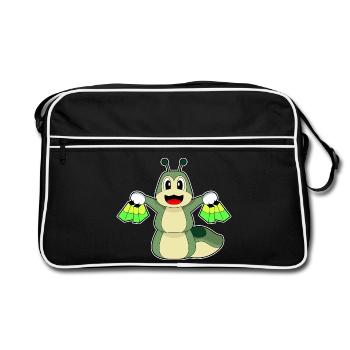 Sac de courses Caterpillar - Sac Retro - noir/blanc - Devant