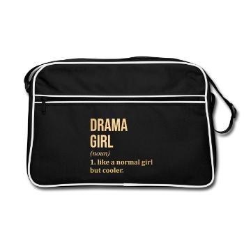 Drame Drame Drame - Sac Retro - noir/blanc - Devant