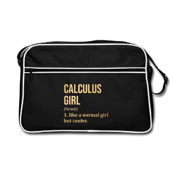 Calcul différentiel Calcul différentiel Calcul - Sac Retro - noir/blanc - Devant