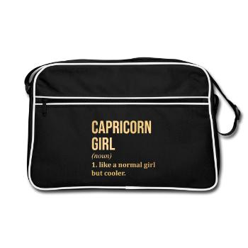 Capricorne Capricorne Capricorne - Sac Retro - noir/blanc - Devant
