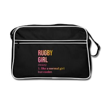 Rugby Rugby Rugby - Sac Retro - noir/blanc - Devant