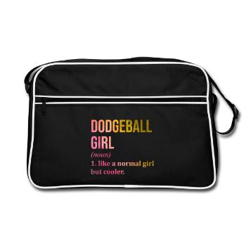 Ball-prisonnier - Sac Retro - noir/blanc - Devant