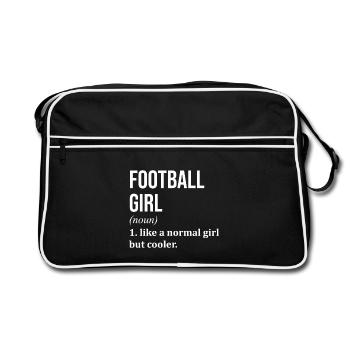 Football Football Football - Sac Retro - noir/blanc - Devant