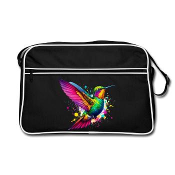 Hummingbird - Retro Bag - black/white - Front
