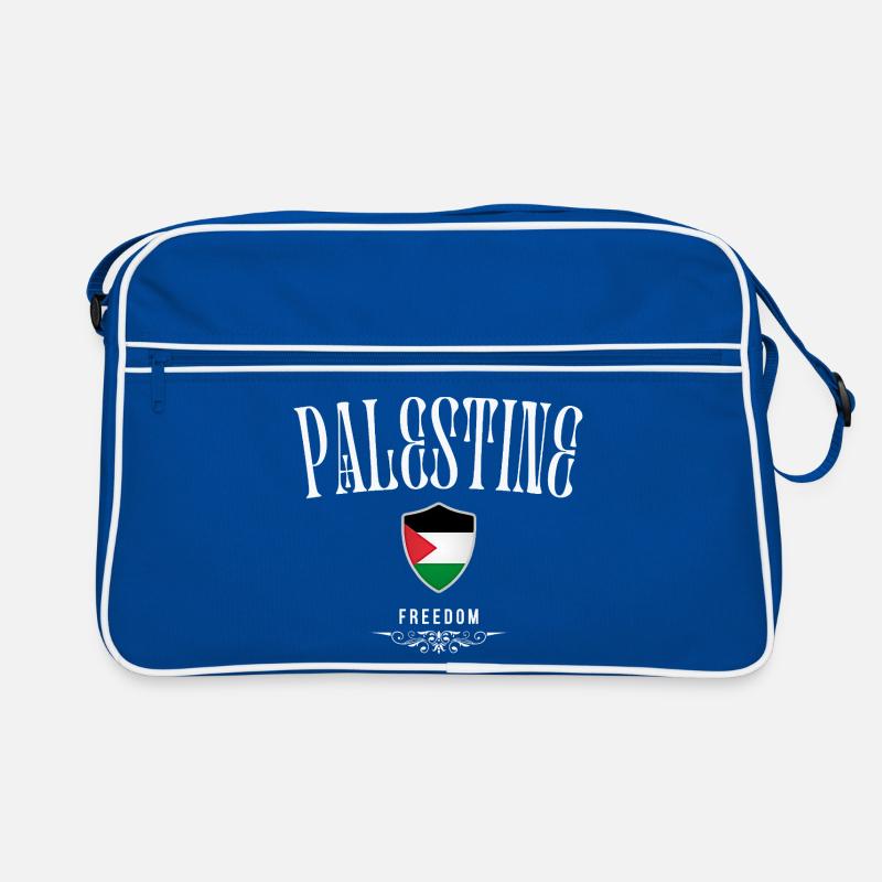 Palästina, minimalistisches, elegantes Design Retro Tasche