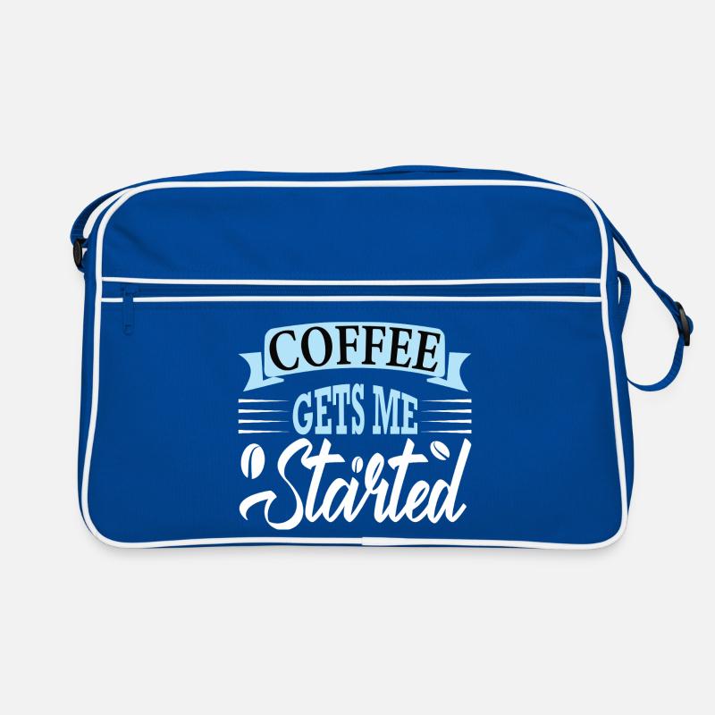 coffee gets me started Retro Bag