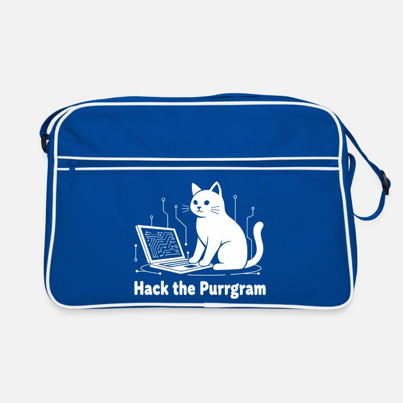 Purrrgram Hack: Katzentech Humor Retro Tasche