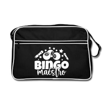 Bingo Player Maestro Bingo - Retro Bag - black/white - Front