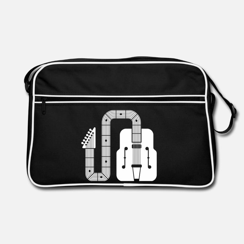 Abstract Shape Retro-Gitarre Retro Tasche