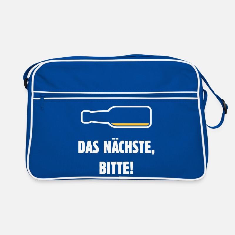Das Nächste, Bitte! (Bier / Bierchen / NEG 2C) Retro Tasche