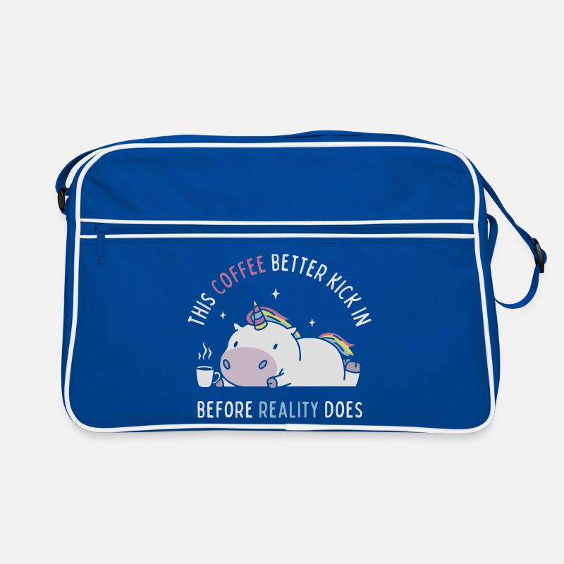 Coffee Before Reality Retro Bag