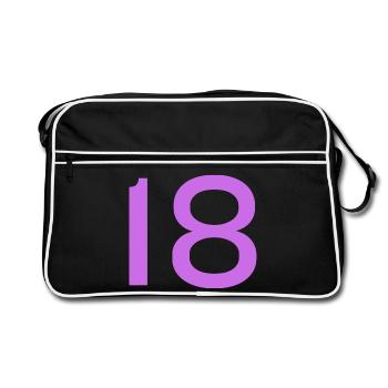 18 - Sac Retro - noir/blanc - Devant