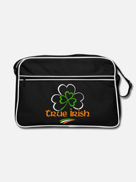 True Irish - Retro Tasche - Schwarz/Weiß