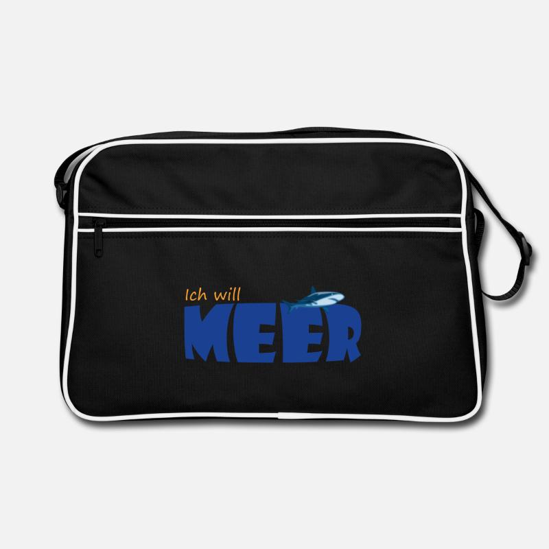 ICH WILL MEER Retro Tasche