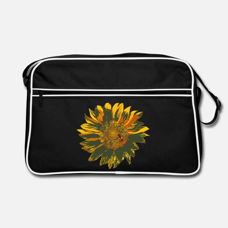 sonnenblume Retro Tasche