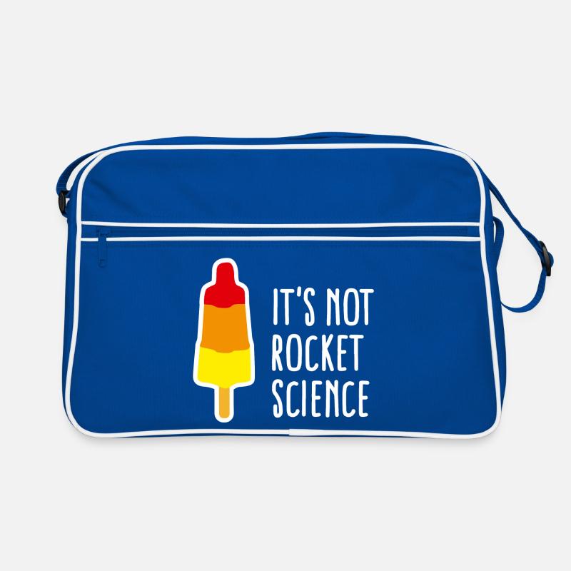 It's not rocket science teacher popsicle nerd geek Retro Bag