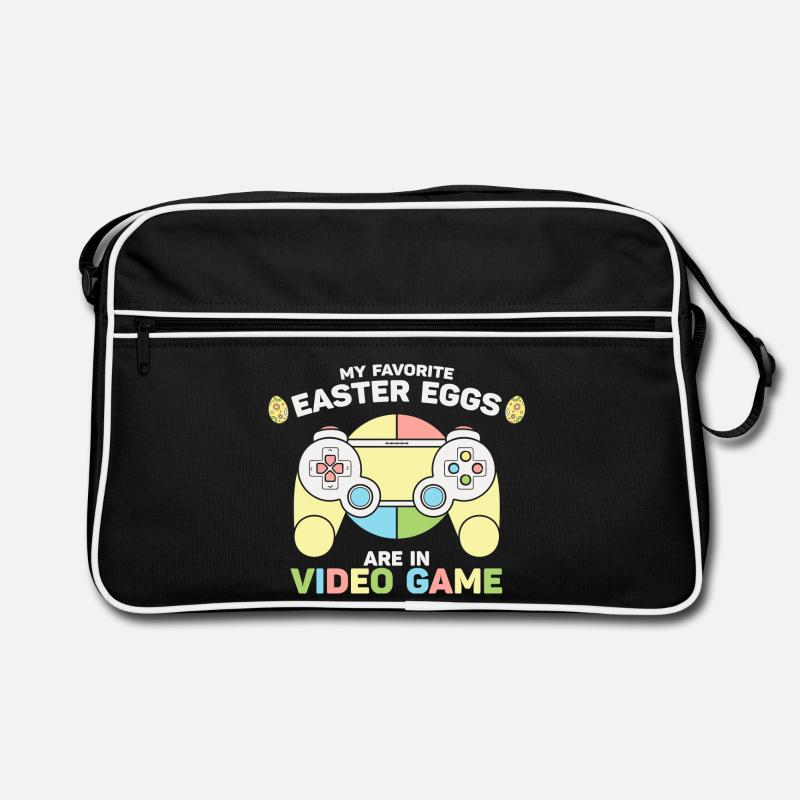 Easter Eggs, Happy Easter, Chocolate Eggs Retro Bag