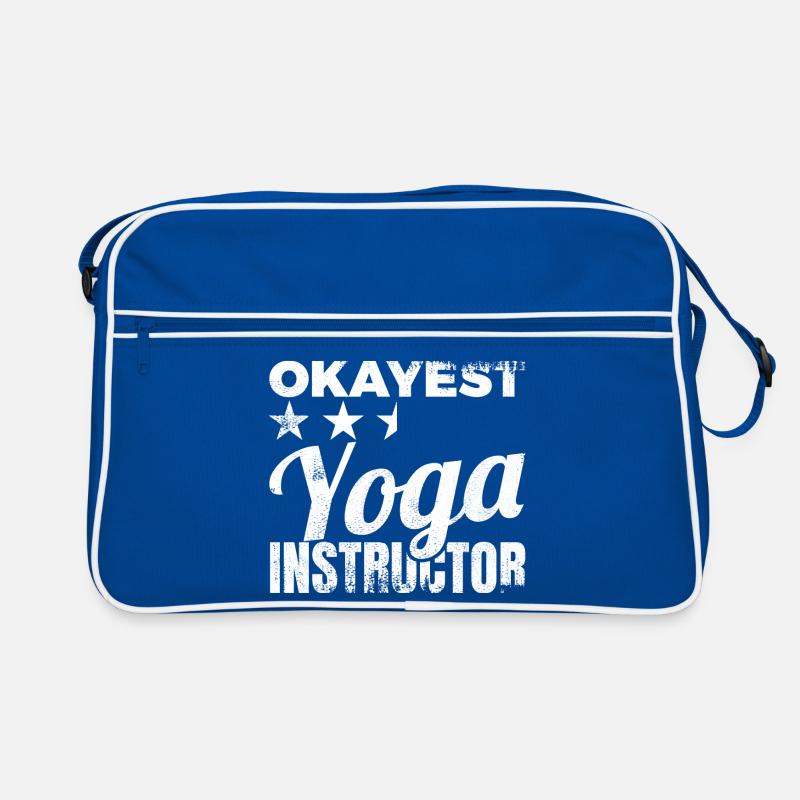Durchschnittlicher Yogalehrer Retro Tasche
