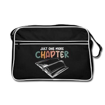 Chapitre de livre disant livre amour rétro icône vintage - Sac Retro - noir/blanc - Devant