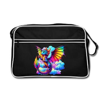 Dragon - Sac Retro - noir/blanc - Devant