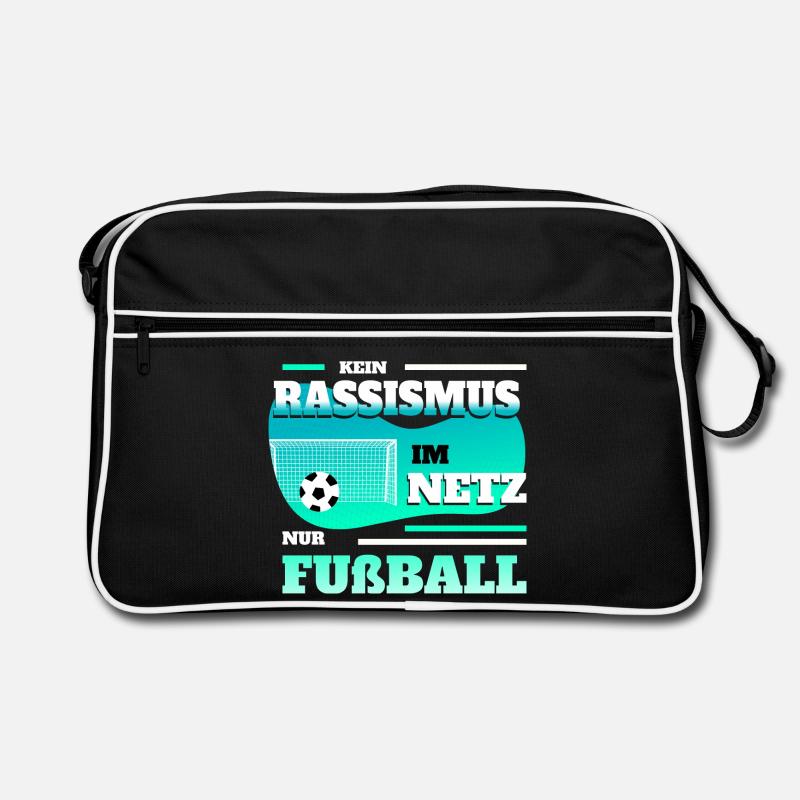 Kein Rassismus im Netz Retro Tasche