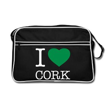 J’ADORE CORK - Sac Retro - noir/blanc - Devant