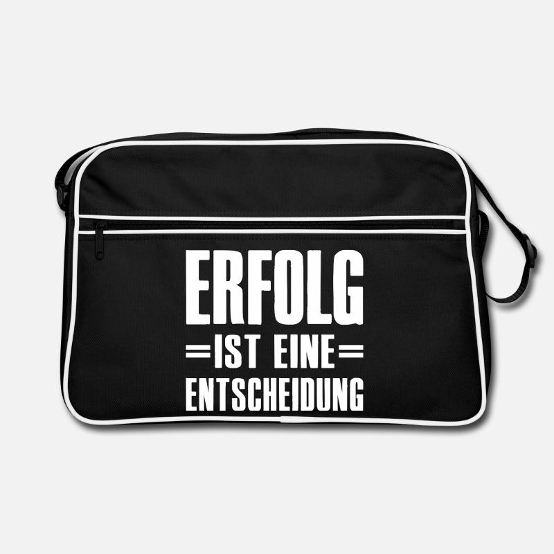 Success is a decision Entrepreneur Startup Retro Bag