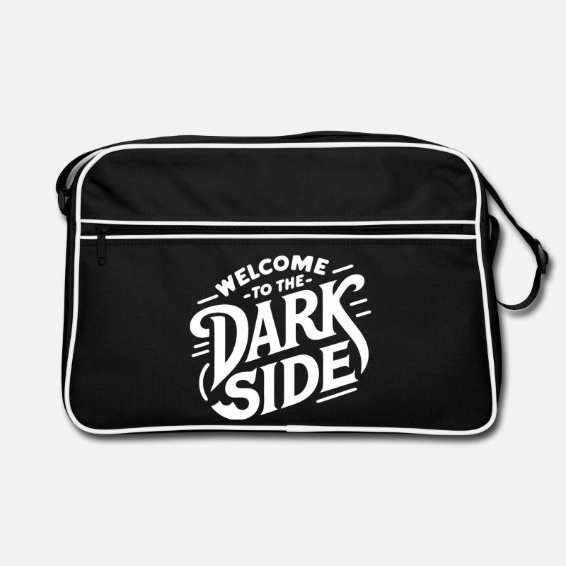 Die dunkle Seite (dunkel) Retro Tasche