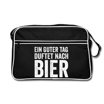Opportunity for beer lovers - Retro Bag - black/white - Front