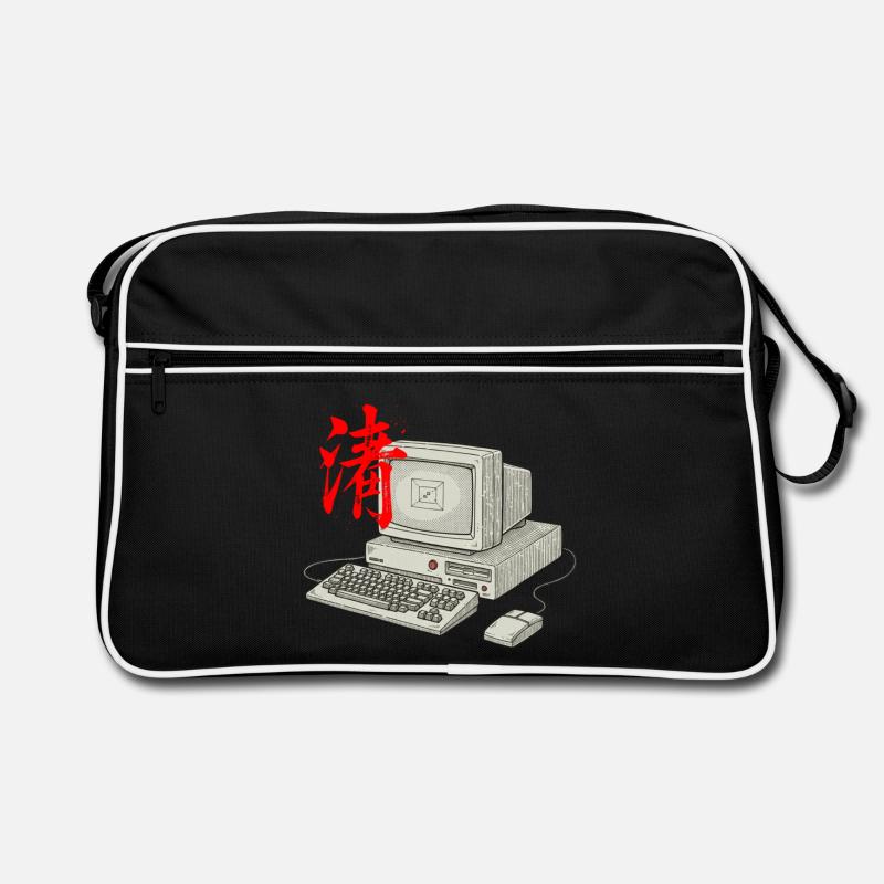 IT Technik Asiatisch Retro Tasche